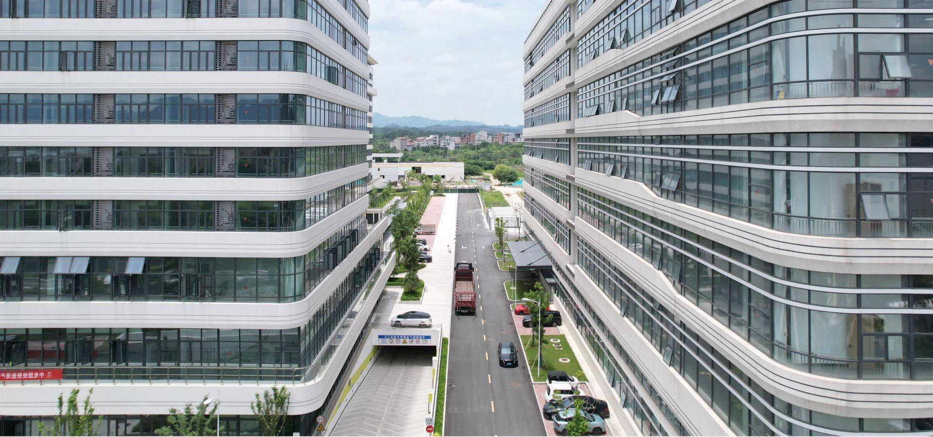 Exterior del edificio de la empresa